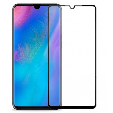 Защитное стекло 9D черное для Huawei P30 Lite/Huawei Nova 4e